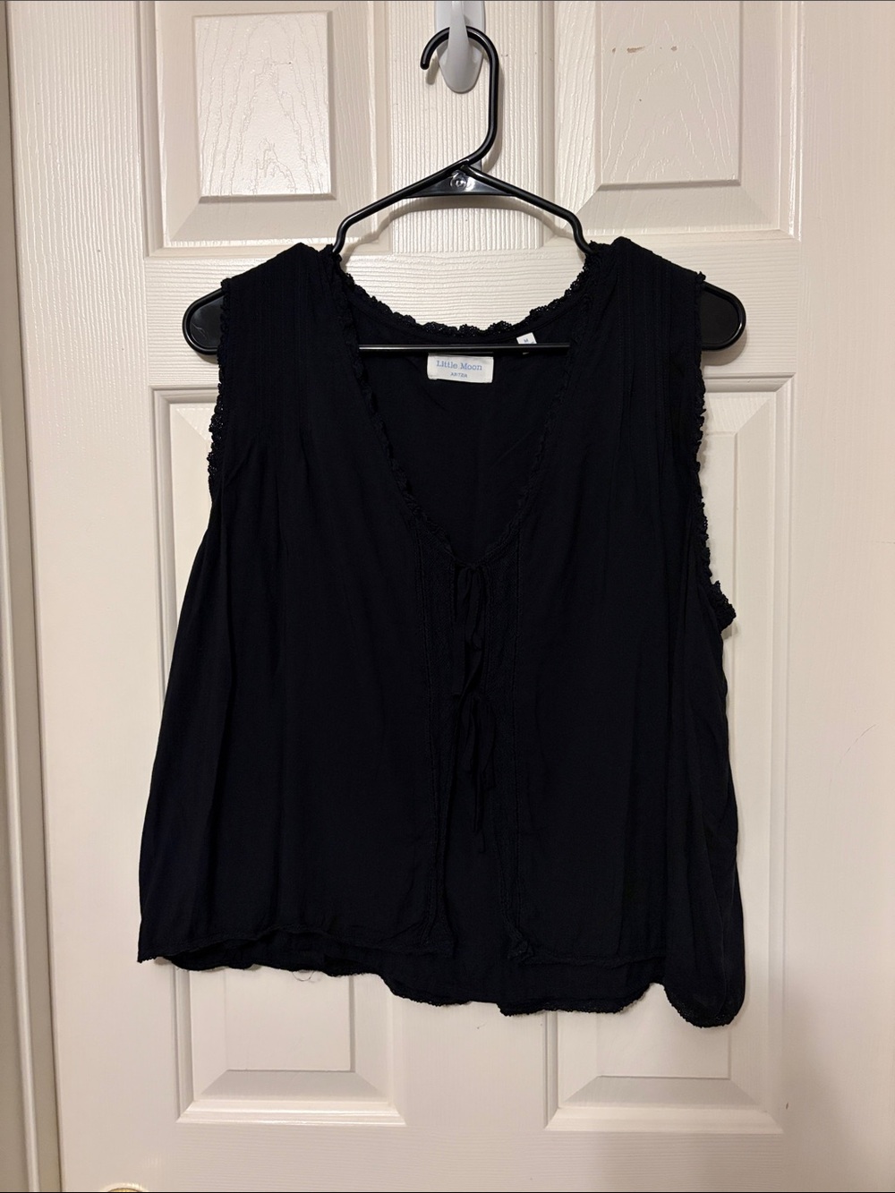 Aritiza Little Moon Black Tank Top